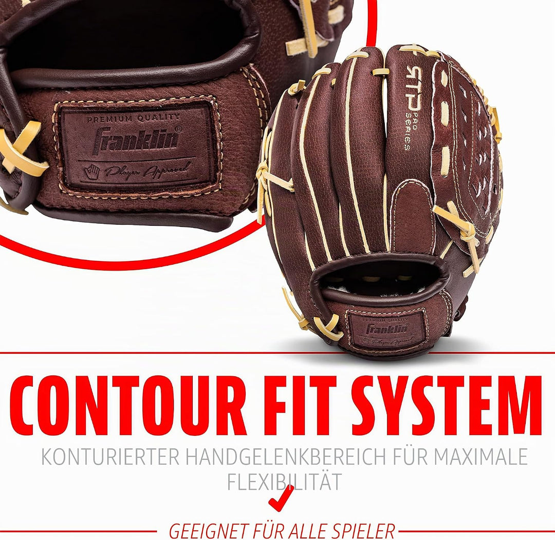 Franklin Sports Baseballhandschuhe – RTP Pro Baseball Feldhandschuh – Infield, Outfield Handschuhe 2