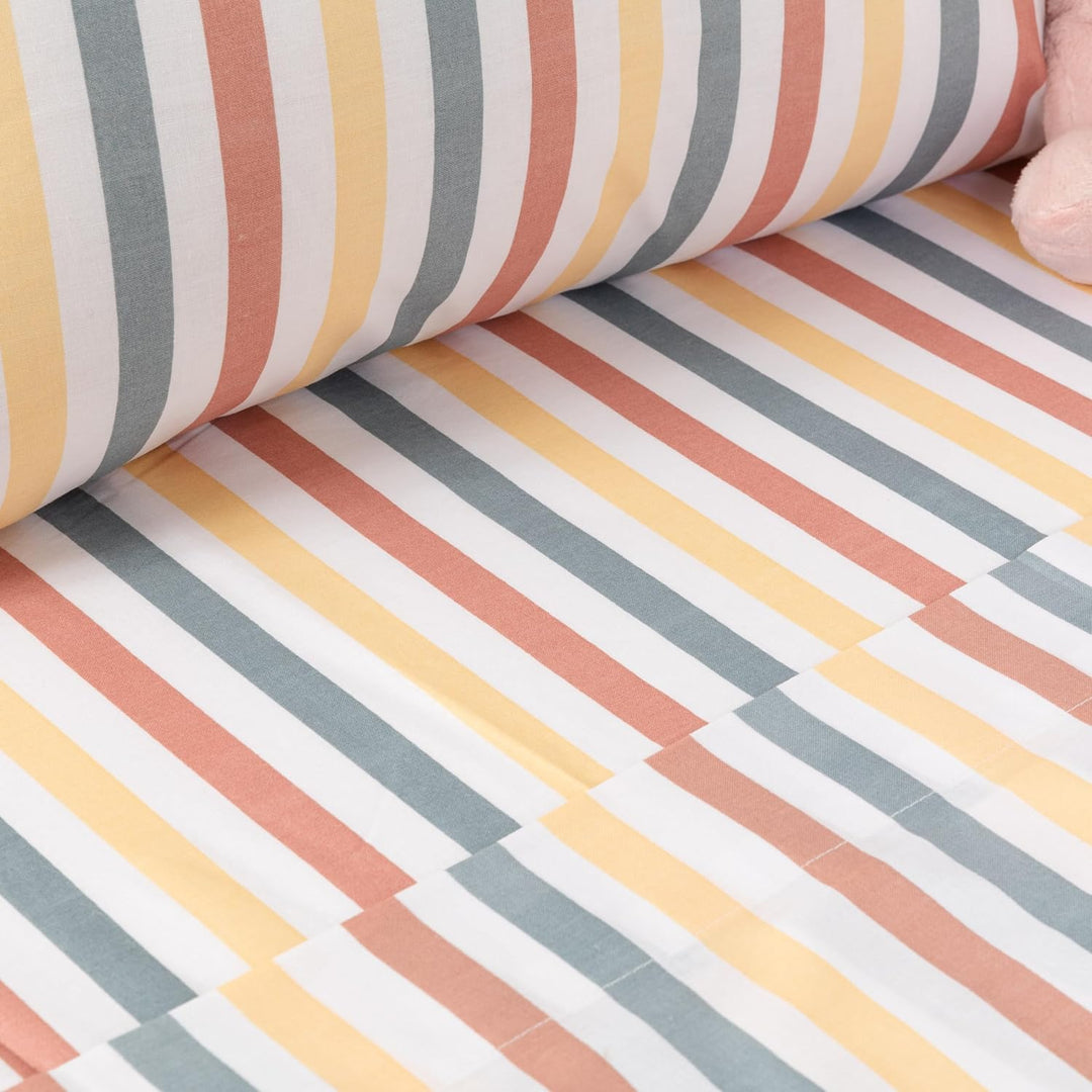 TRAMAS+ Kinderbettwäsche 60x120 cm aus 100% Baumwolle Superweiche & Farbenfrohe | Babybettwäsche - (