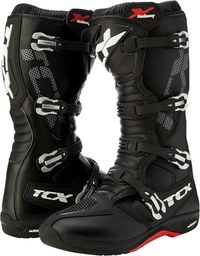 TCX Herren X-Helium Michelin Motorradstiefel 46 EU Schwarz, 46 EU Schwarz