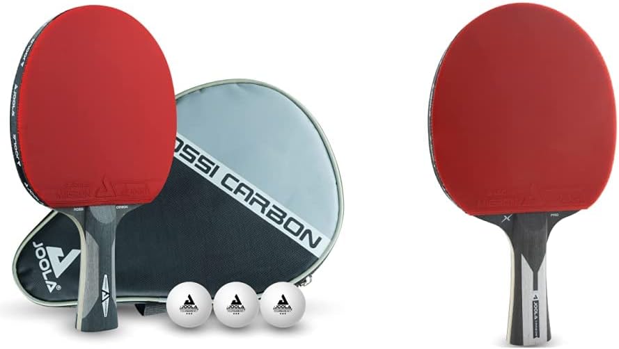 JOOLA ITTF zugelassener Profi Tischtennisschläger INFINITY CARBON, ‎MEGA CARBON und ROSSI CARBON für