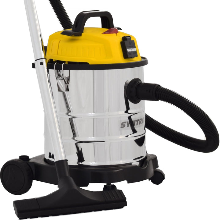 Syntrox Germany 20 Liter Staubsauger Industriesauger Nass- Trockensauger Edelstahl Mit Steckdose VC-