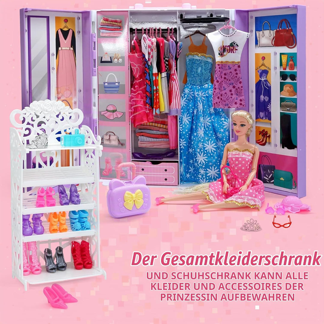 Sidola Puppenkleidungs- und Zubehörset für 11,5-Zoll-Mädchenpuppen enthält