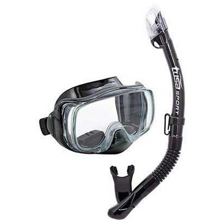 TUSA Sport Imprex 3D Dry Schnorchelset schnorchel-maske trocken schnorchel silikon, erwachsene Schwa