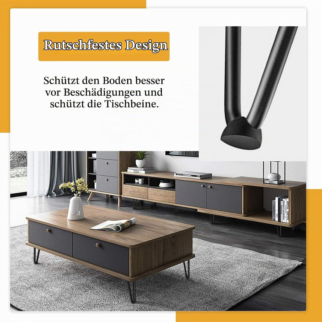 Fimghsoo Haarnadel Tischbein 4X Hairpin Leg Möbelbein Haarnadelbeine aus Metall Tischzubehör DIY für