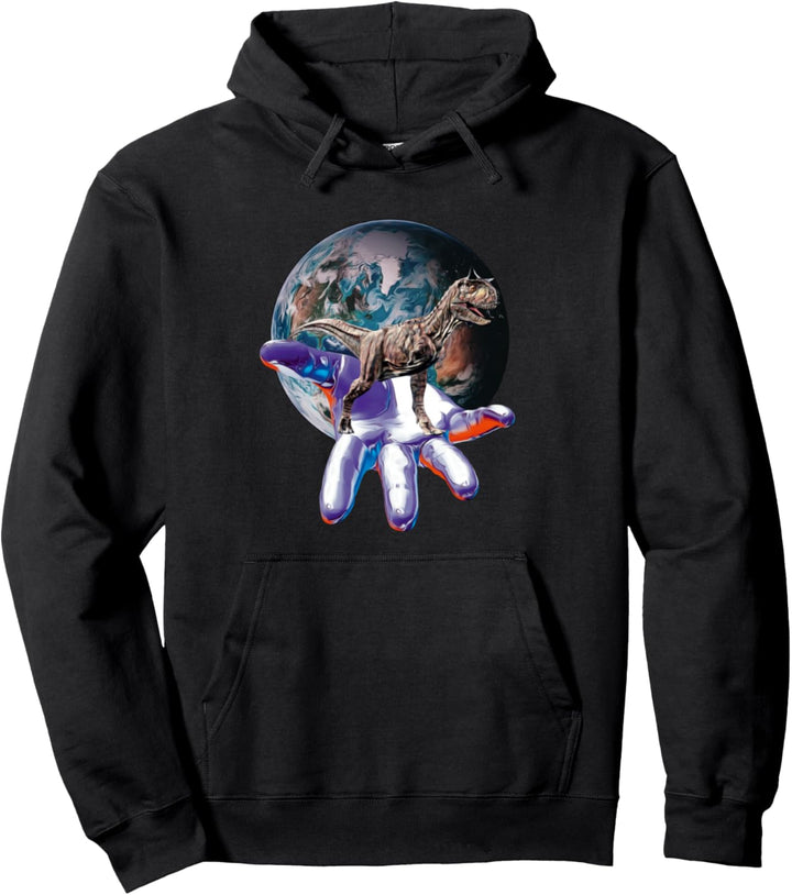 Carnotaurus Dinosaurier Motiv Saurier Urzeit Zähne Dino Pullover Hoodie