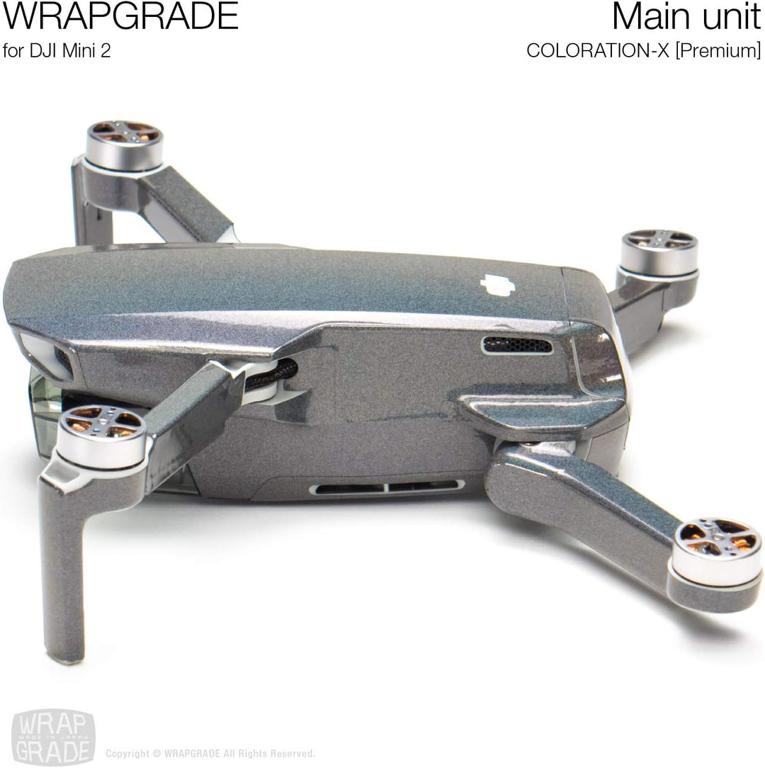 Wrapgrade Skin Sticker Set Kompatibel mit DJI Mini 2 (Coloration-X), COLORATION-X