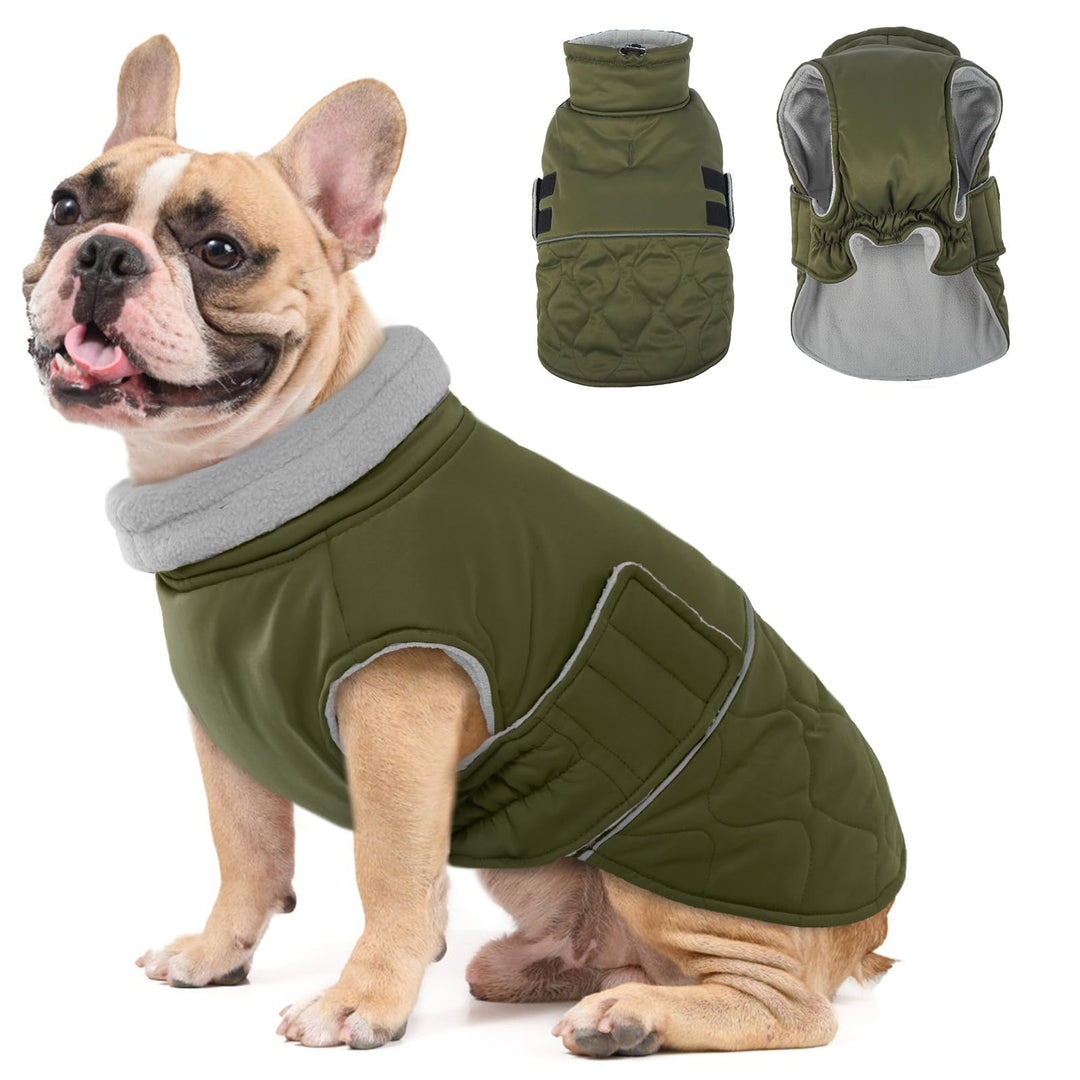 Hundemantel, Wattierend Winterjacke Geschirröffnung, Warme Wintermantel Gefüttert Kleidung Mantel fü