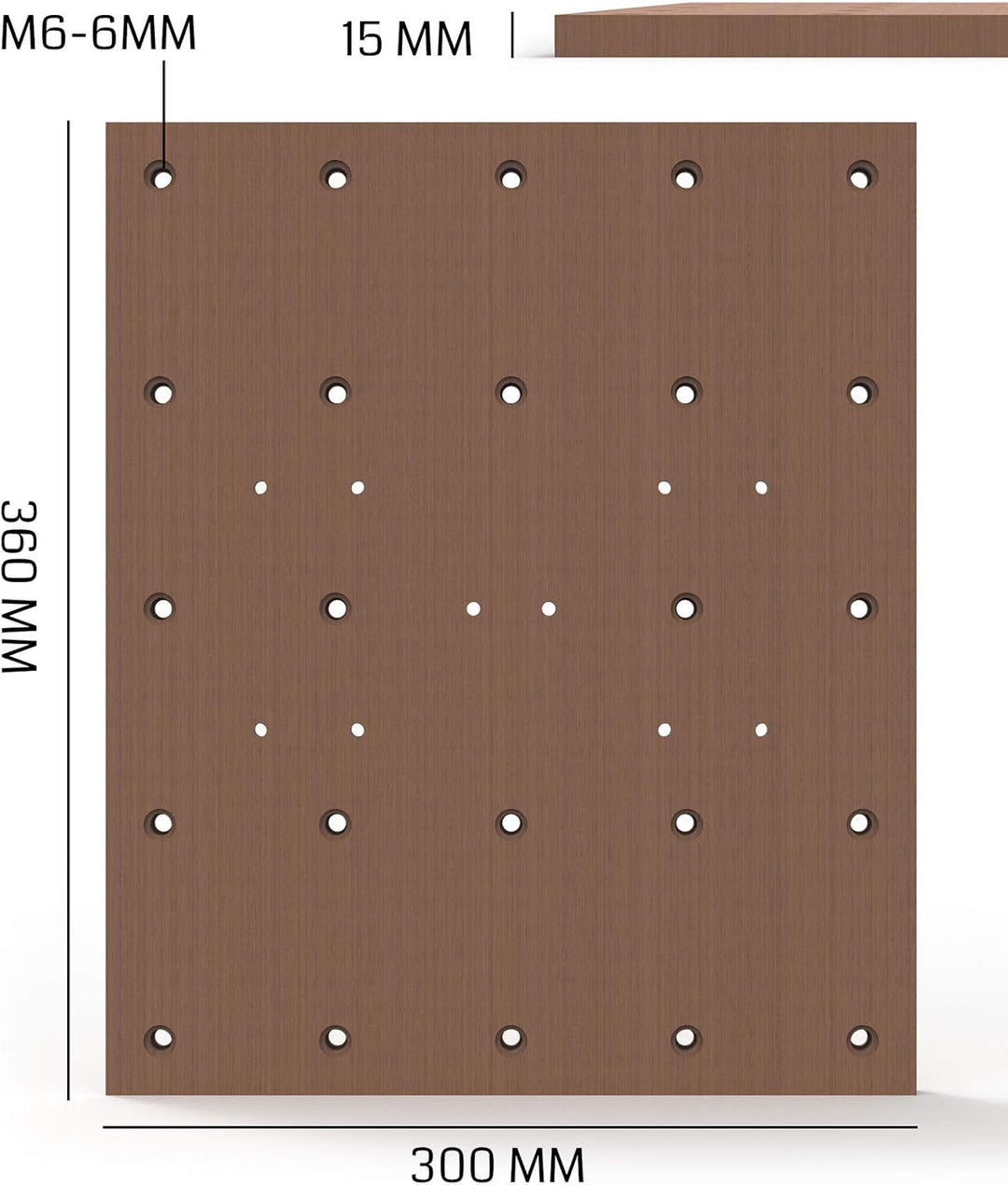 Genmitsu CNC 3018 Zubehür 3018 Upgrade MDF-Arbeitsplatte für 3040, Arbeit mit 3018 Y-Achse Erweiteru