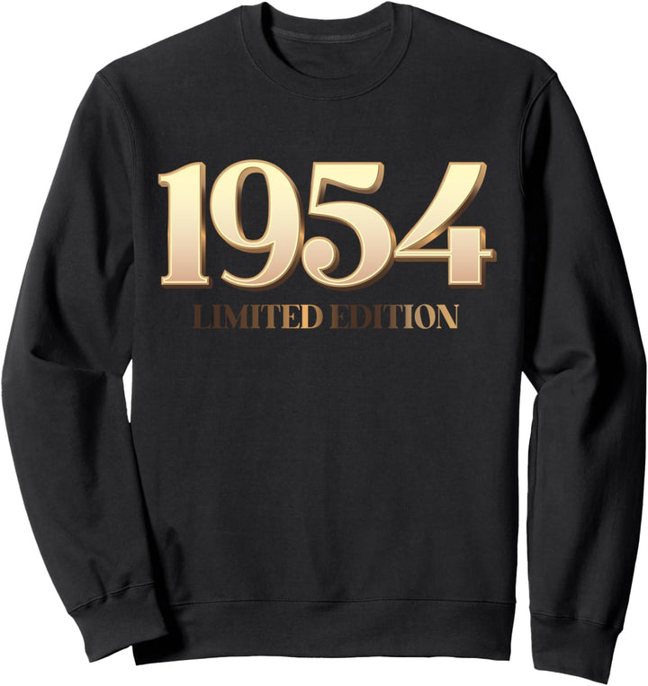 70. Geburtstag Mann Frau 70 Jahre 1954 Deko Lustig Geschenk Sweatshirt