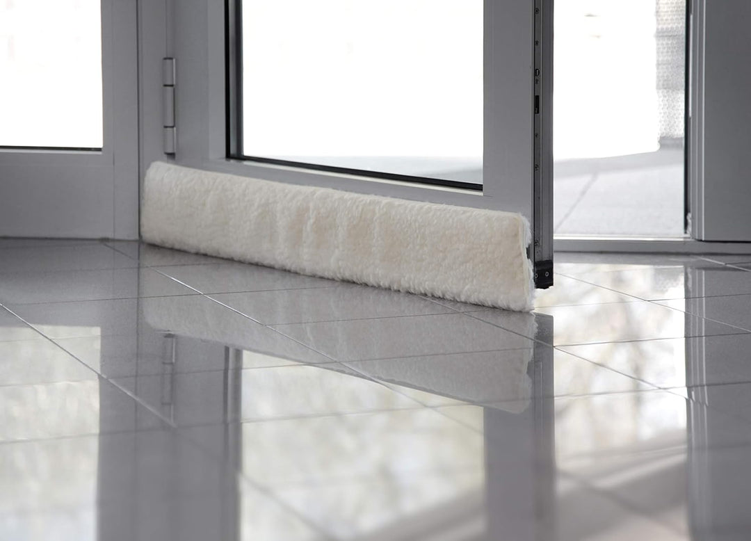 K. &amp; N. Schurwolle 550 Schurwoll-Zugluftstopper für Türen 80 cm, Natur Natur 80 cm Single, Natur 80