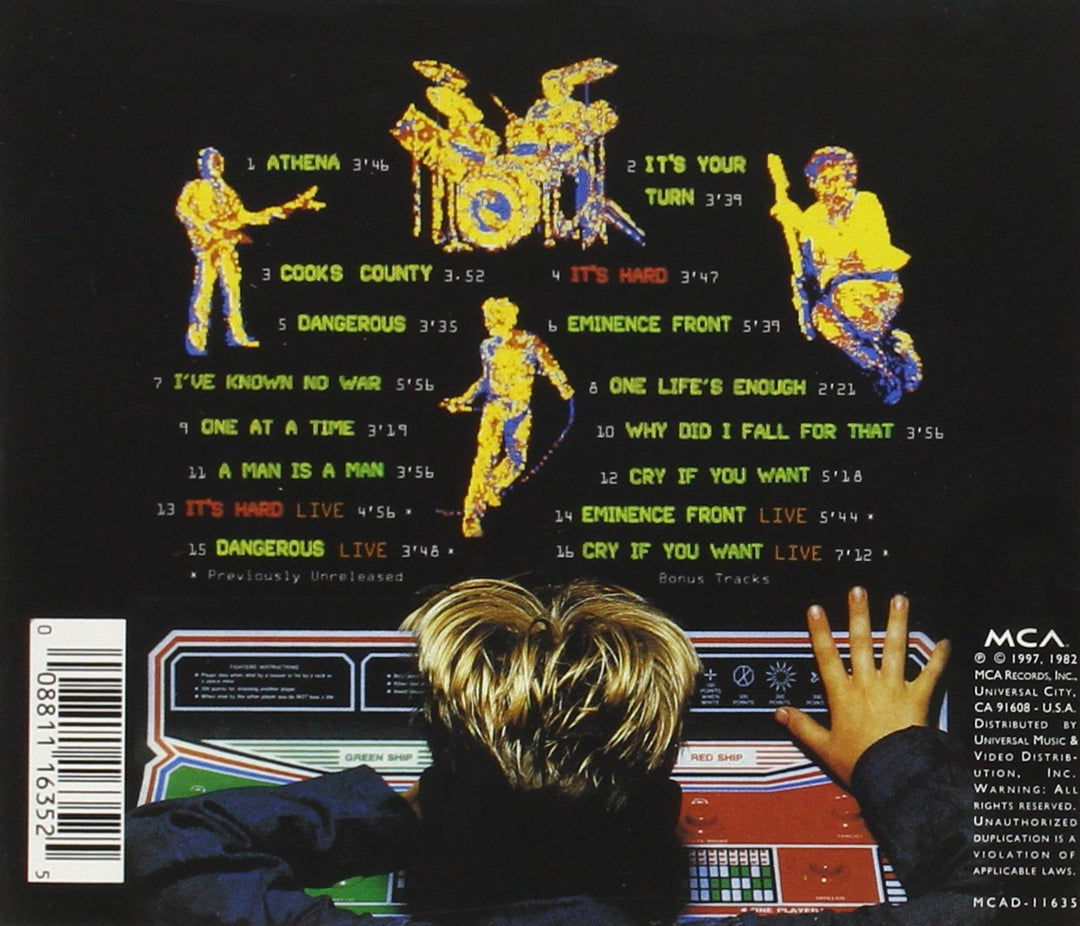 It's Hard (+ 4 Live Tracks), Audio-CD