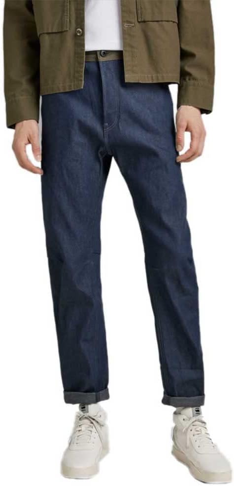 G-STAR RAW Herren Grip 3D Relaxed Tapered Jeans, 26W / 30L Blau (Raw Denim D21006-c970-001)