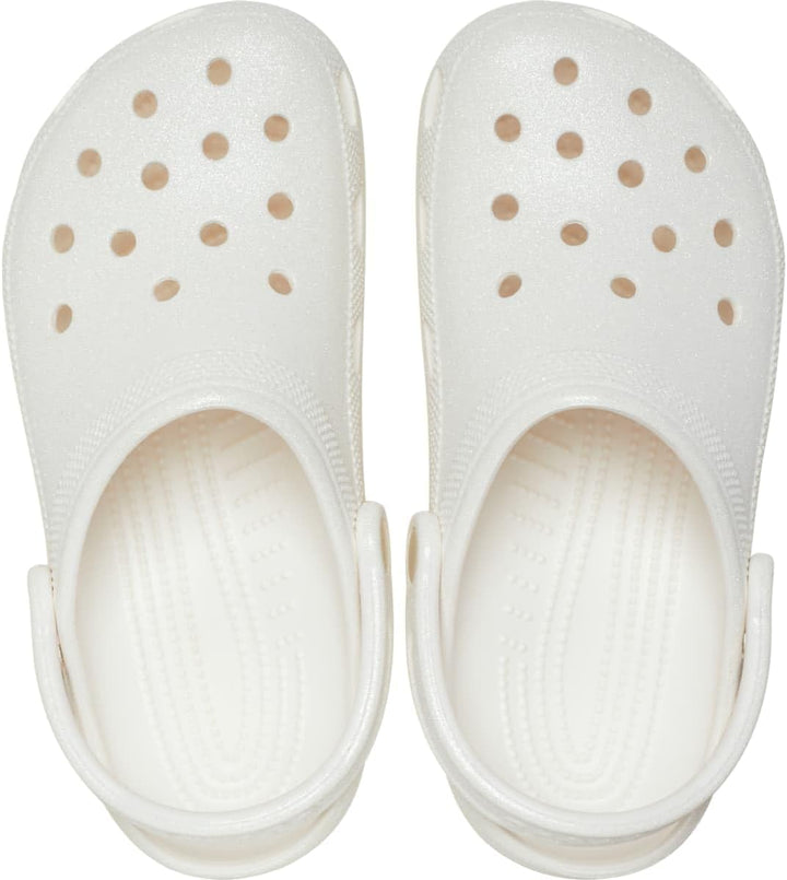 Crocs Unisex Classic Marbled Clogs 22 EU Weiss, 22 EU Wei&#xDF;