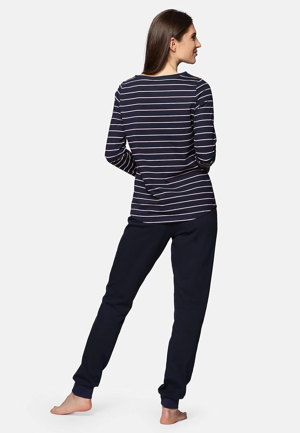 Bellivalini Damen Schlafanzug BLV50-166 S Navy Rosa, S Navy Rosa