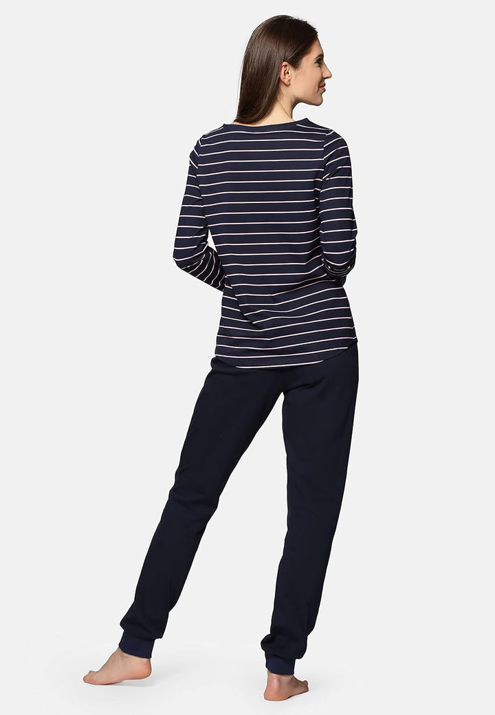 Bellivalini Damen Schlafanzug BLV50-166 S Navy Rosa, S Navy Rosa