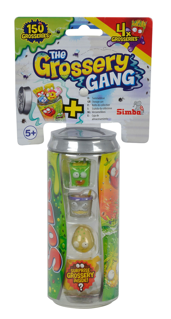Simba 109291001 - Grossery Gang Sammelfiguren, 4er Pack in Dose