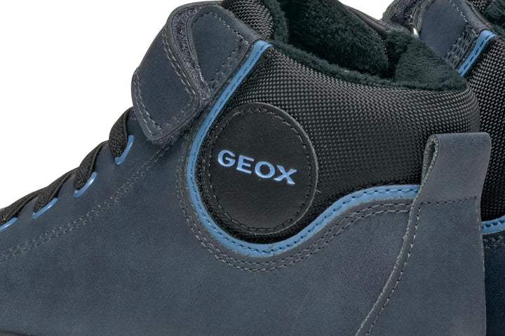 Geox Jungen J Gisli Boy C Sneaker 38 EU Blau, 38 EU Blau