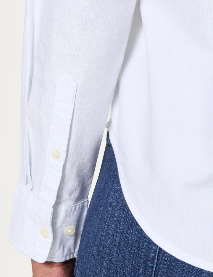 Gant Damen Reg Classic Oxford Striped Shirt Bluse (1er Pack) 36 Light Blue, 36 Light Blue
