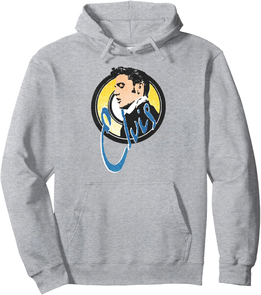 Elvis Presley Official Vintage Circle Pullover Hoodie