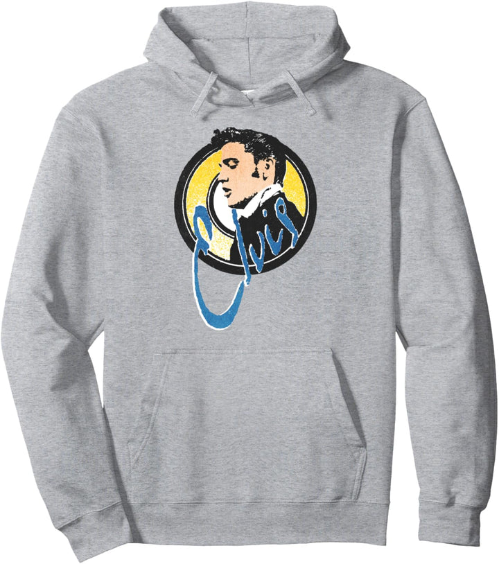 Elvis Presley Official Vintage Circle Pullover Hoodie