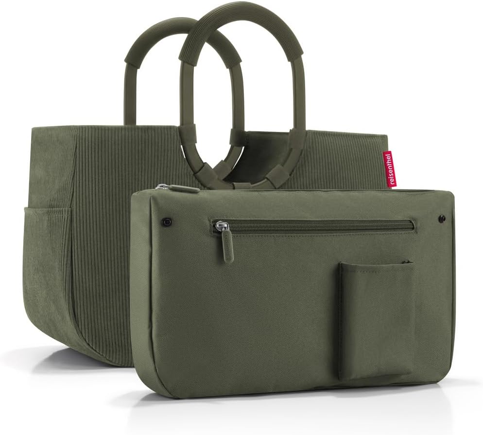 reisenthel loopshopper M – Stabile Tasche mit praktischen Fächern aus recycelten PET-Flaschen – Eleg