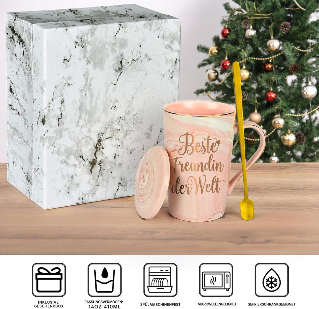 Diztoud Beste Freundin Geschenke Weihnachten Geburtstag, Freundin Geschenk, Weihnachtsgeschenke für