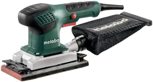 Metabo Schleifmaschine SR 2185 (Schleifer mit Staubbeutel + Koffer, 210 W, Schleifplatte 92x184 mm,