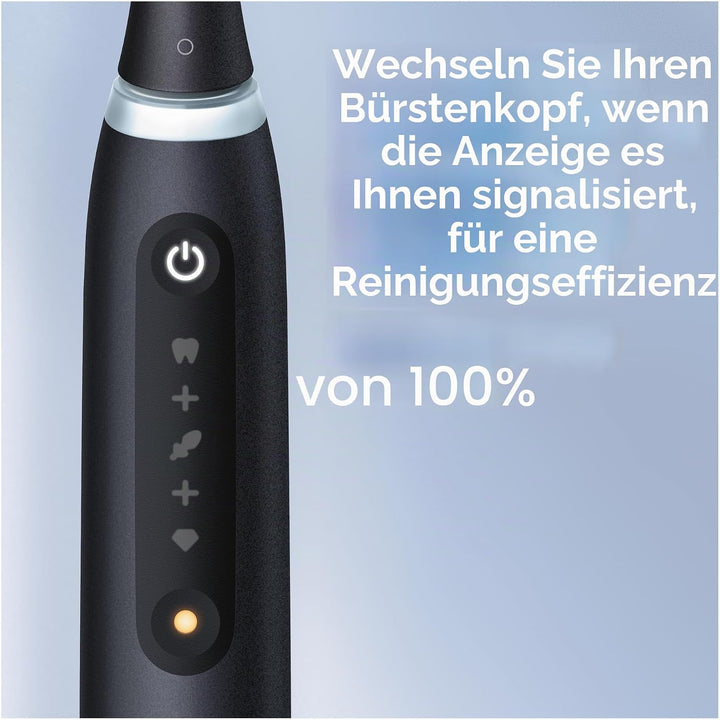 Oral-B iO 5N Elektrische Zahnbürste, Schwarz, Bluetooth, 1 Bürste, 1 Reiseetui iO5 Schwarz, iO5 Schw