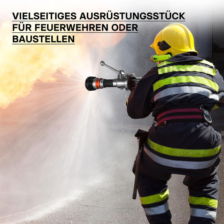 C Mehrzweckstrahlrohr für THW & Feuerwehr, C Kupplung mit stufenloser Sprühstrahlverstellung