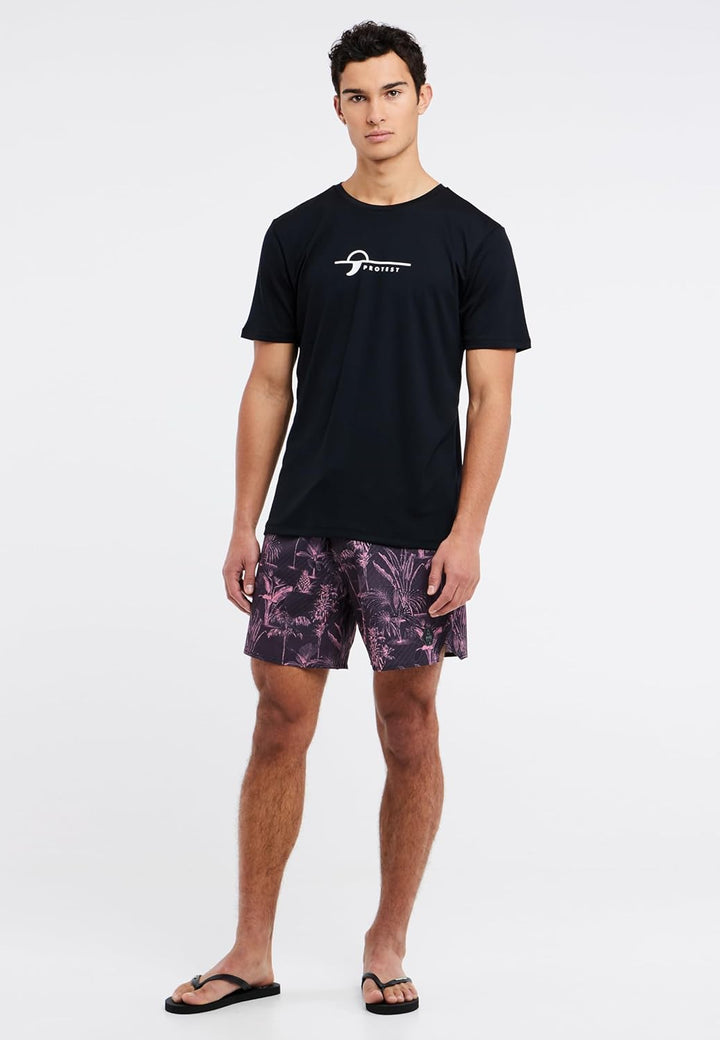 Protest Herren Surf-t-Shirt PRTLEGUNDI S True Black, S True Black