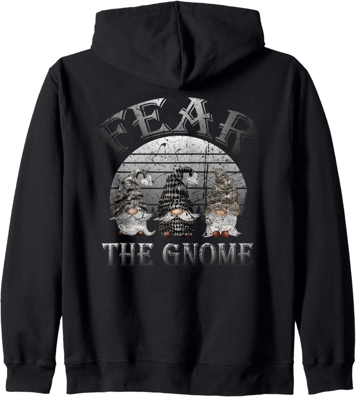 Fürchte den Gnom Dark Gothic Kapuzenjacke