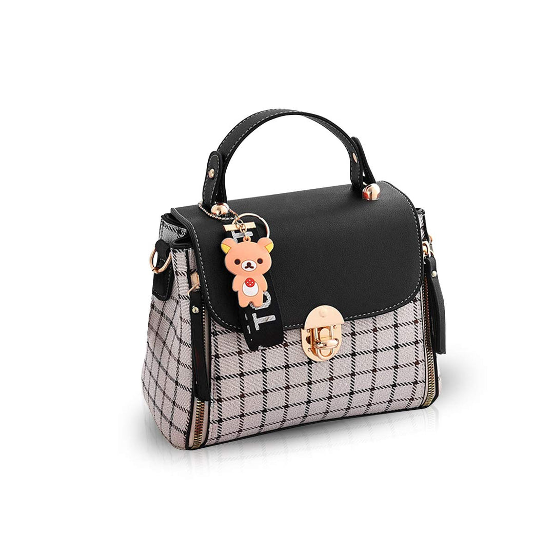 NICOLE&amp;DORIS Handtaschen für Damen Niedliche Umhängetasche Mädchen Reissverschluss Handtasche PU Led