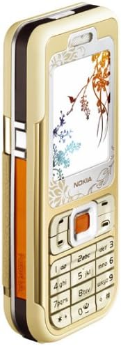 Nokia 7360 warm Amber Handy, bernstein