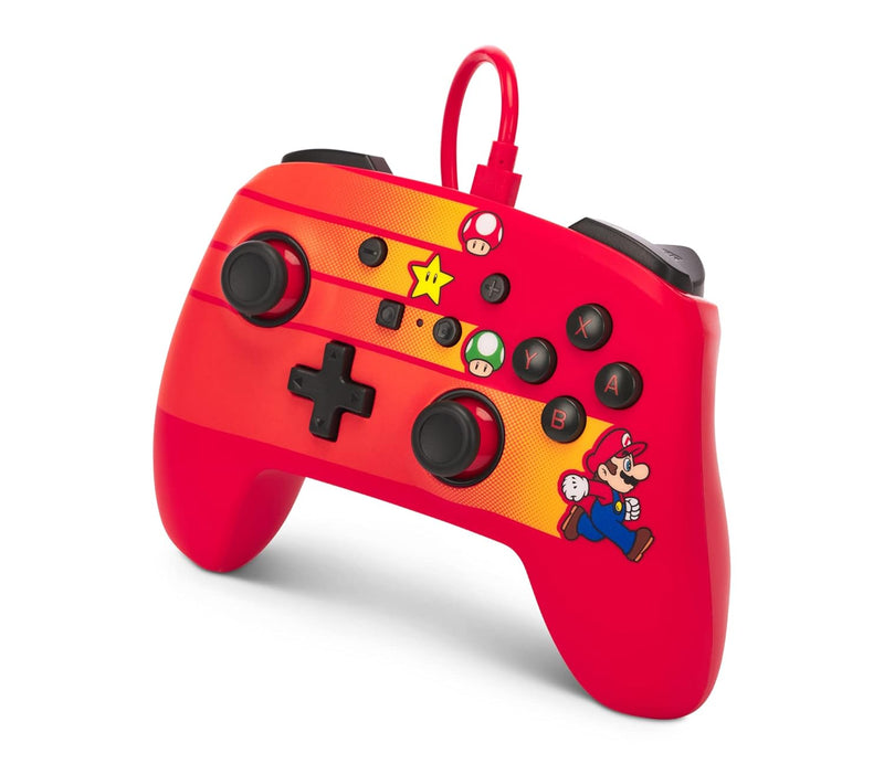 Verbesserter kabelgebundener PowerA-Controller für Nintendo Switch – Speedster Mario, Speedster Mari