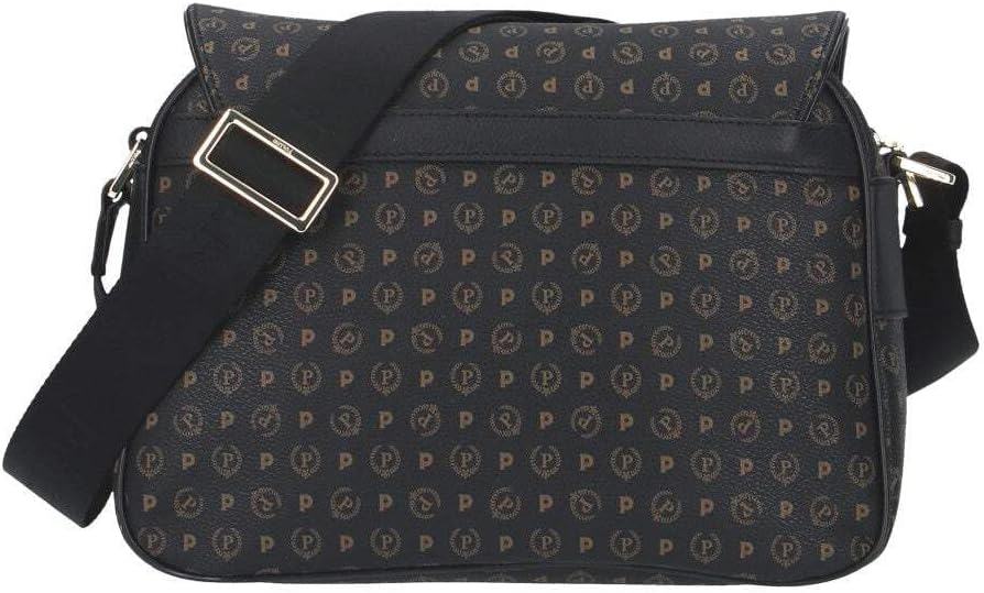 Pollini Damen-Schultertasche mit zwei Taschen aussen Linie Heritage 29x19x29 Einheitsgrösse Nero/Ner