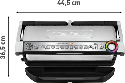 Tefal OptiGrill XL GC722D Kontaktgrill | XL-Grillfläche | Zusätzlichen Temperaturstufen | Automatisc