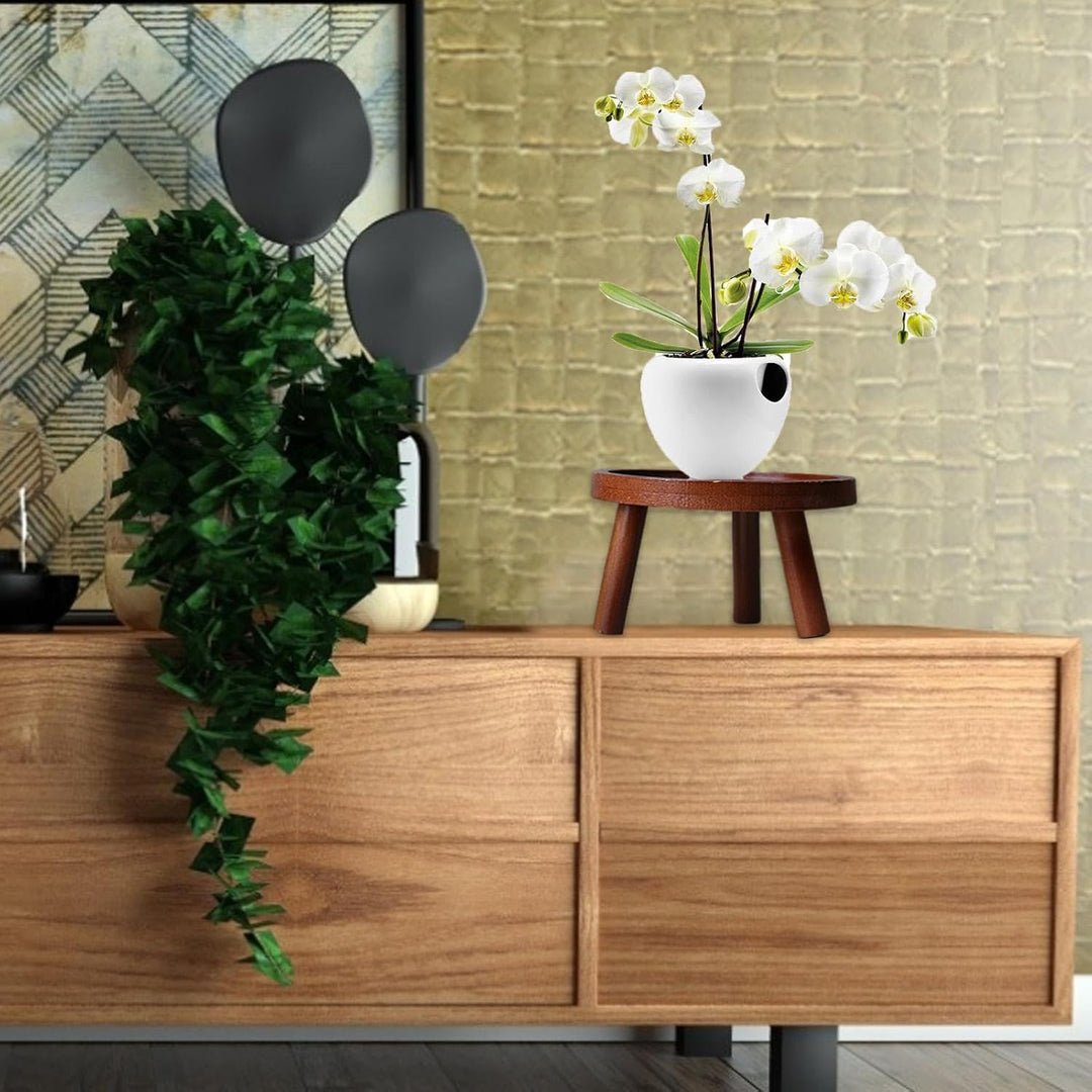 Blumenhocker Blumen Hocker Pflanzenständer Blumenständer Für Drinnen Retro Blumenständer Pflanzenstä
