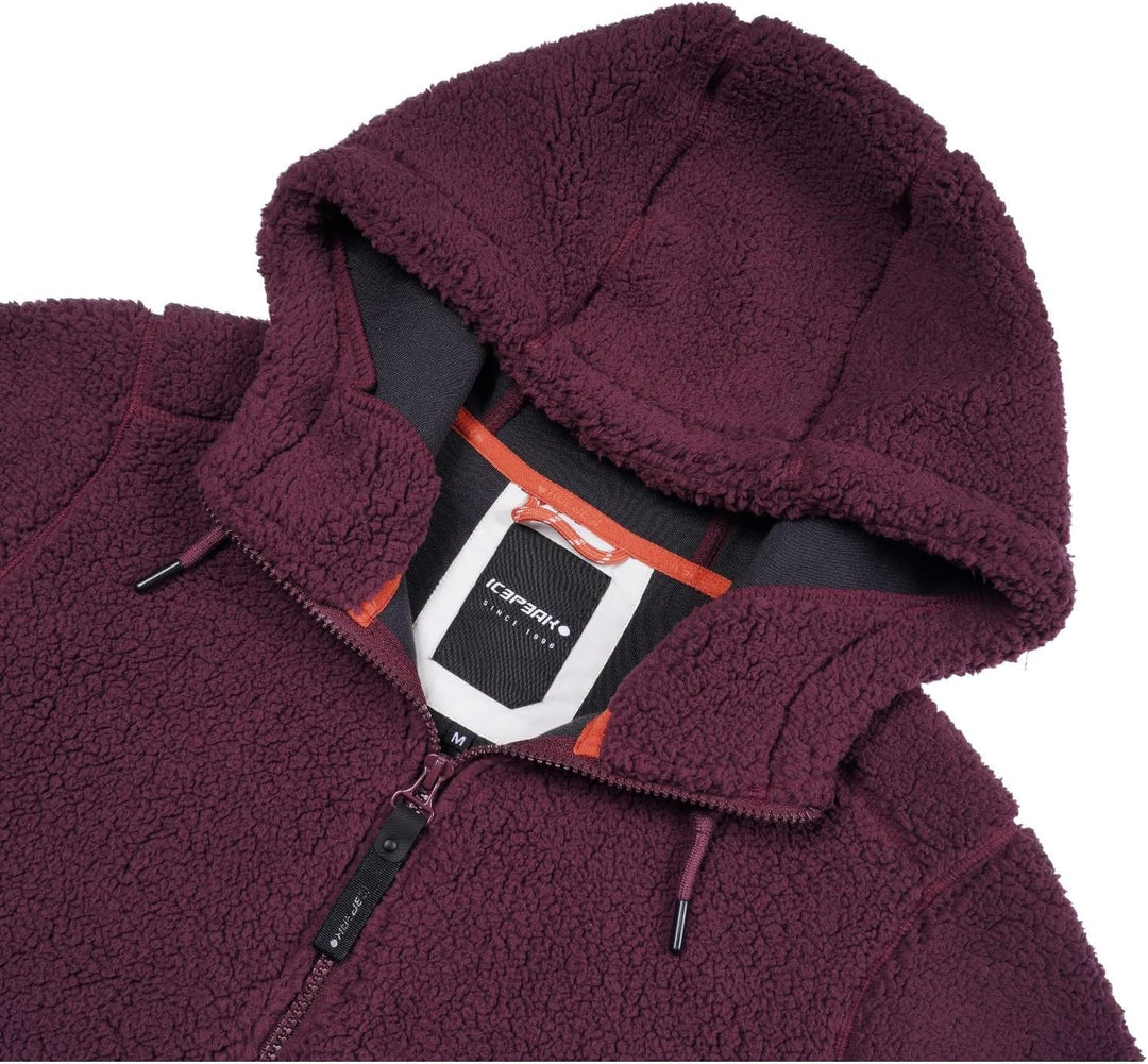 ICEPEAK Agra Midlayer für Damen S Weinrot, S Weinrot