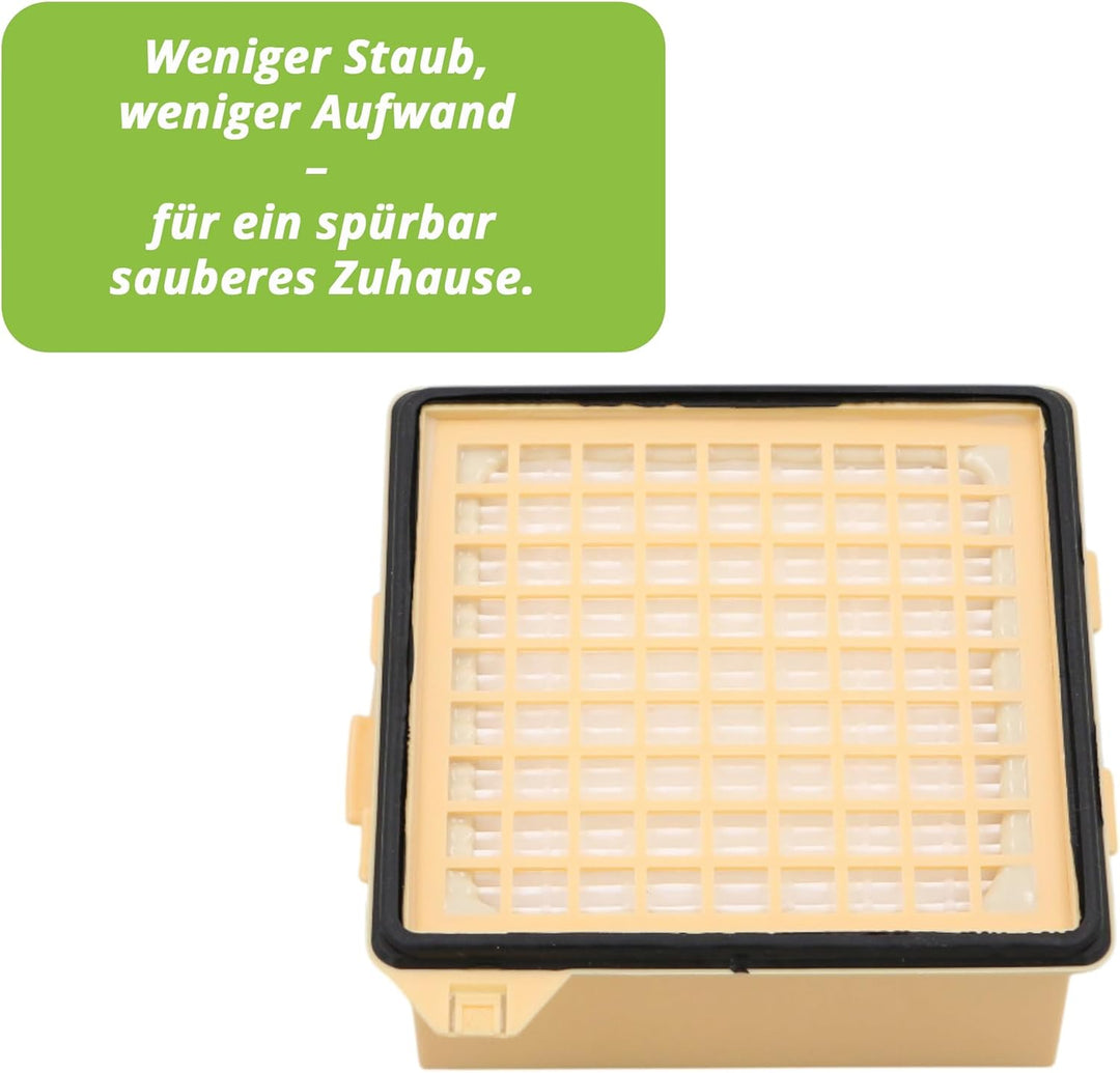 Staubsaugerladen.de Filter Hepafilter, Aktivfiltersystem, Mikrofilter – kompatibel mit Vorwerk Kobol