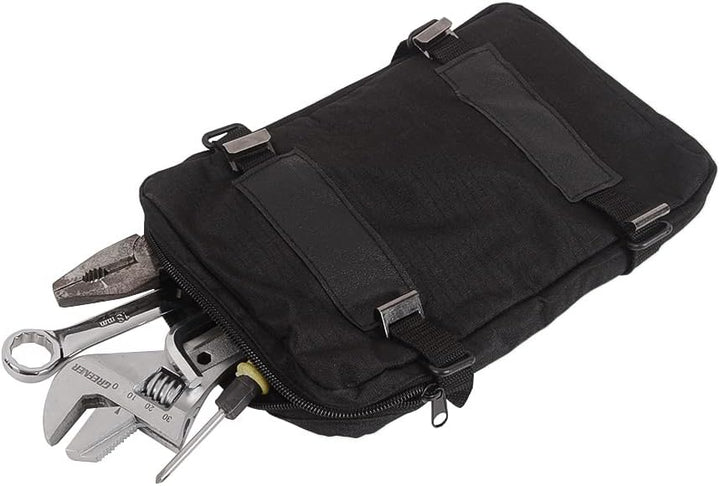 Oldbones Front-Fender-Werkzeugtasche, Unviersal-Motorrad-Gabeltasche und Motorrad-Lenkertasche mit D