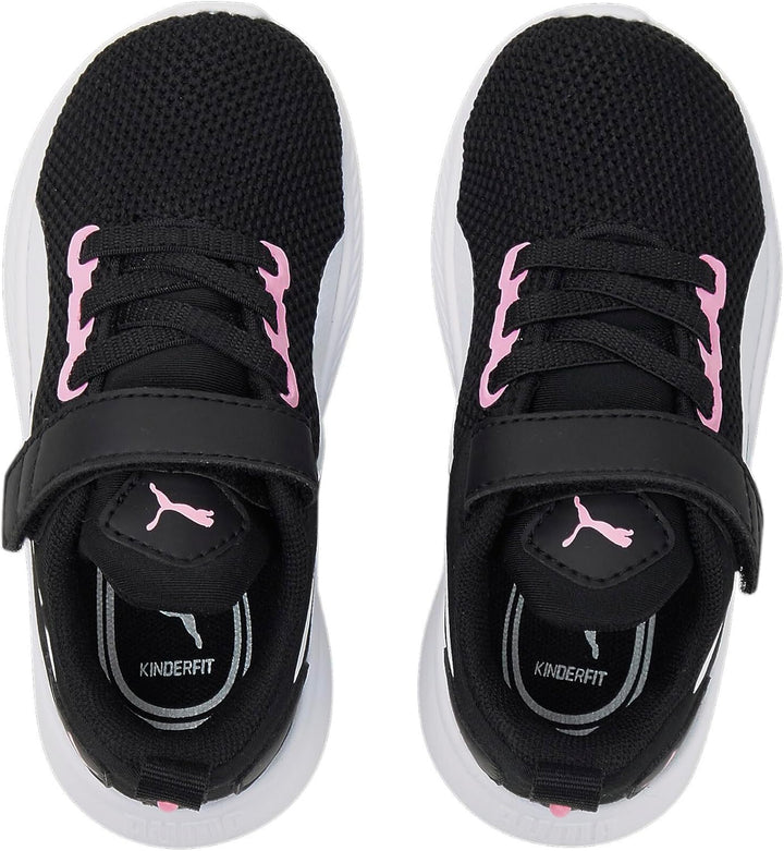 PUMA Herren Flyer Runner Engineer Knit Laufschuh 21 EU Puma Black Puma White Prism Pink, 21 EU Puma