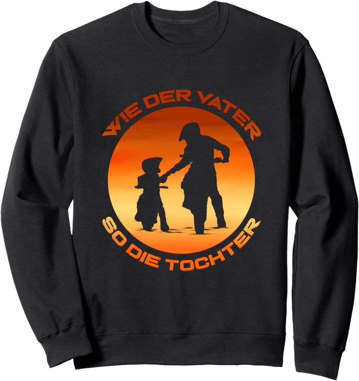 Motocross Vater und Tochter Dirt Bike Motorrad Sweatshirt
