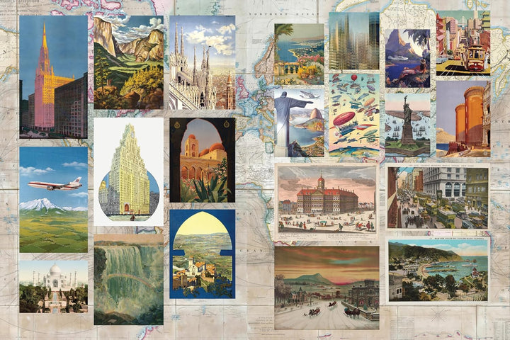 Epic Journeys and Grand Tours Travel Sticker, Color and Activity Book: Over 500 Unique Stickers (Sti