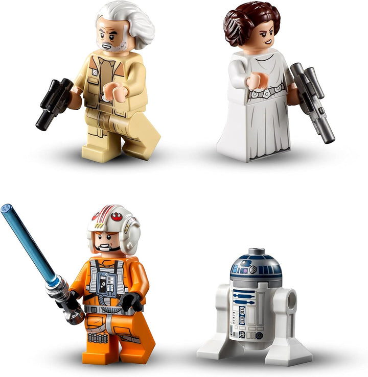 LEGO 75301 Star Wars Luke Skywalkers X-Wing Fighter Spielzeug mit Prinzessin Leia und Droide R2-D2 a