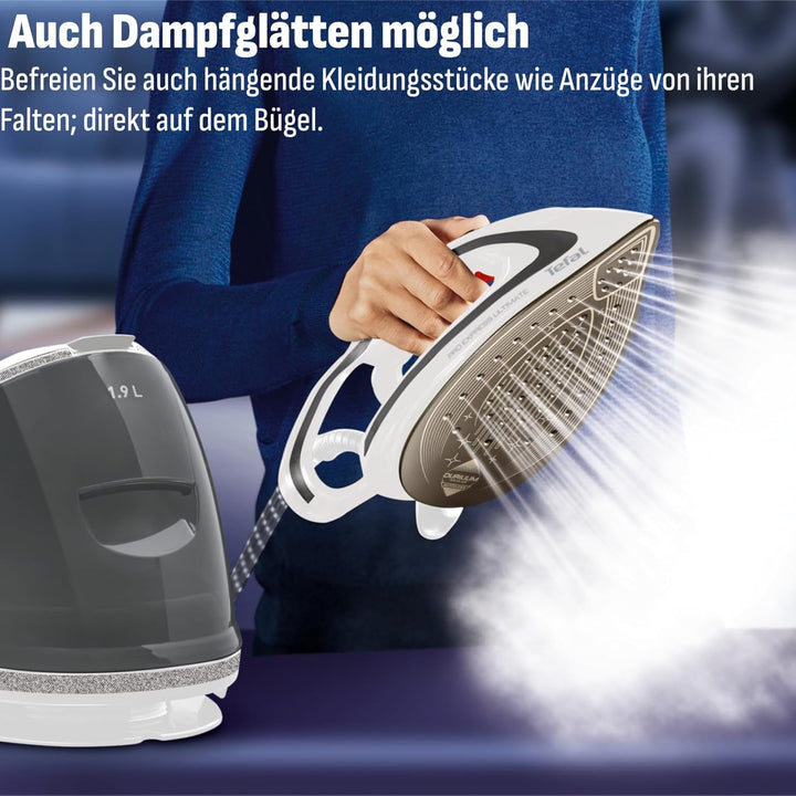 Tefal Dampfbügelstation Pro Express Ultimate GV9567 | 7,7 Bar | 155 g/Min. Kontinuierlicher Dampf |5
