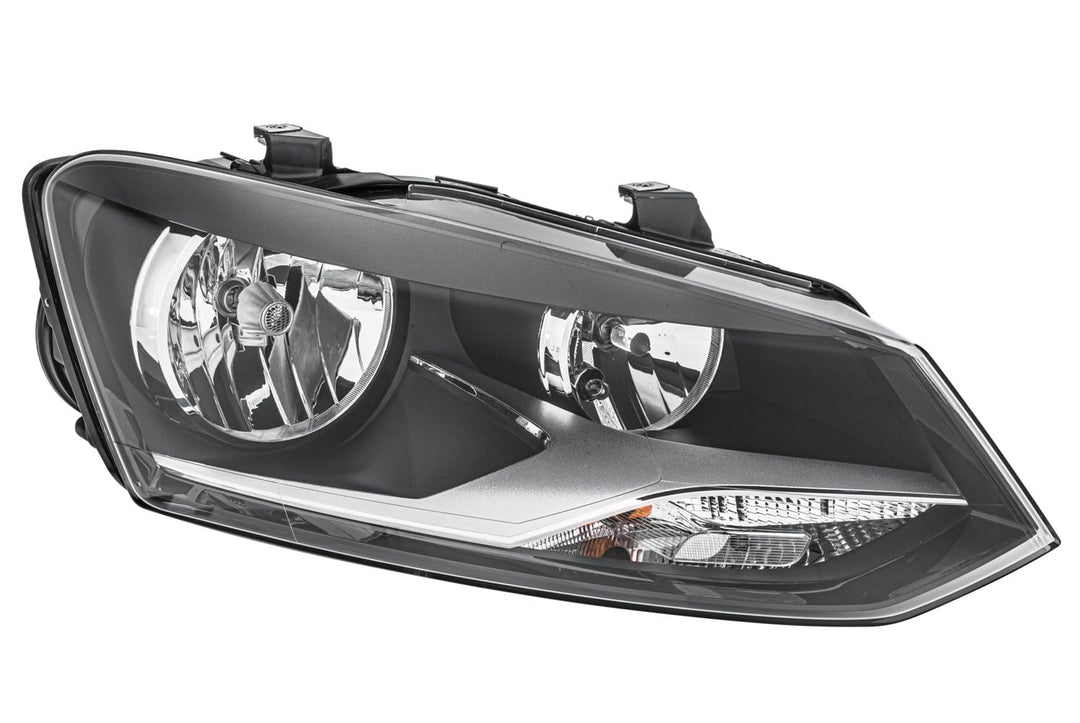 HELLA 1EE 247 051-021 Halogen-Hauptscheinwerfer - rechts - für u.a. VW Polo (6R1, 6C1), Rechts