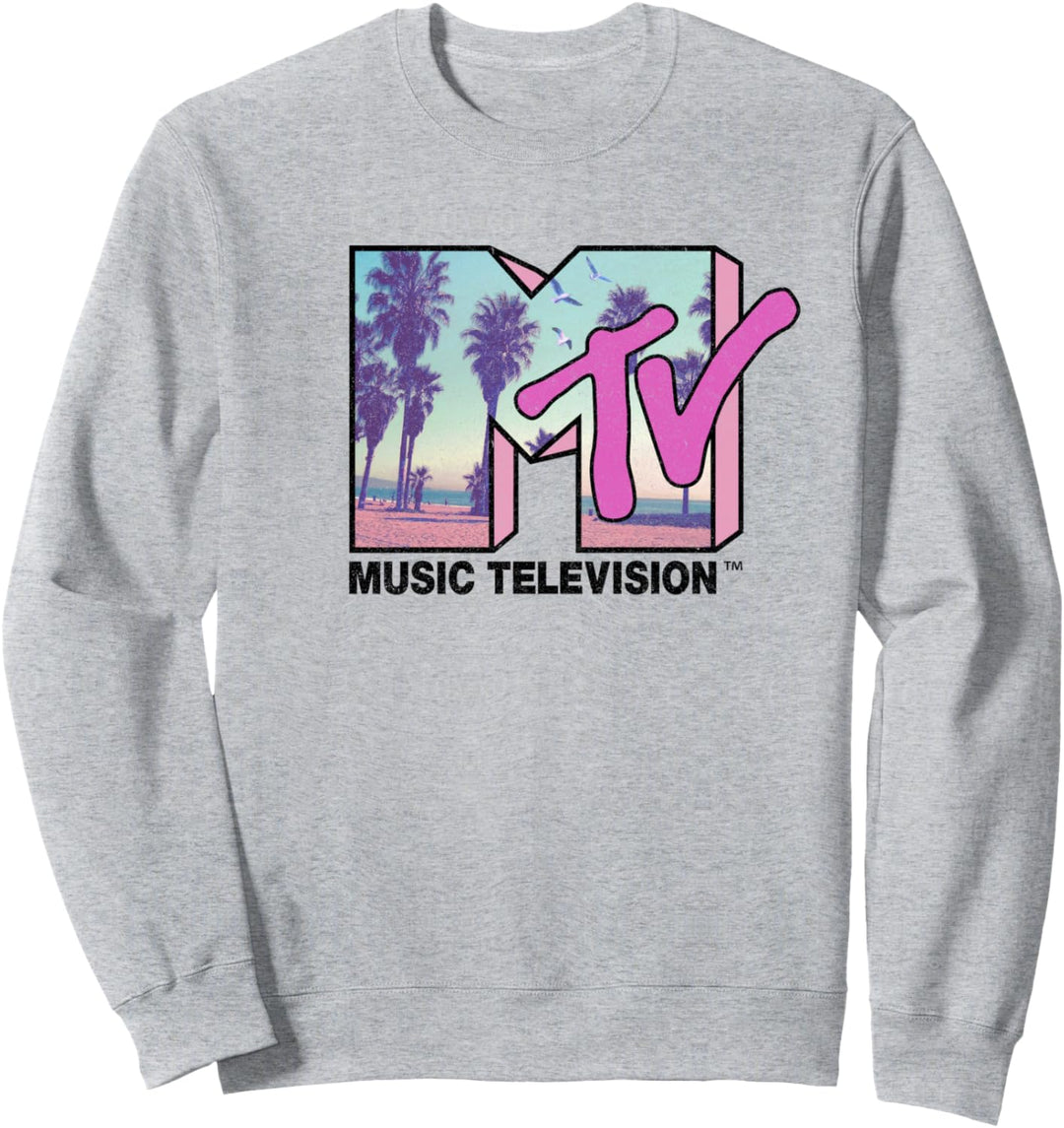 MTV Strand und Palmen Logo Sweatshirt