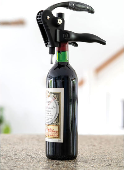 LAGUIOLE - LAGUIOLE Hebelkorkenzieher Sommelier Kapselheber Weinflaschenöffner, Geschenkbox, Schwarz