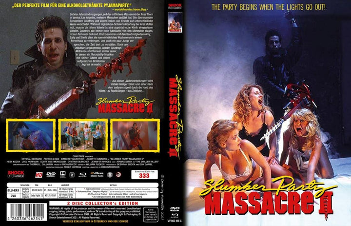 The Slumber Party Massacre II - 2-Disc Mediabook - Cover C - limitiert auf 333 Stück Blu-Ray + DVD,
