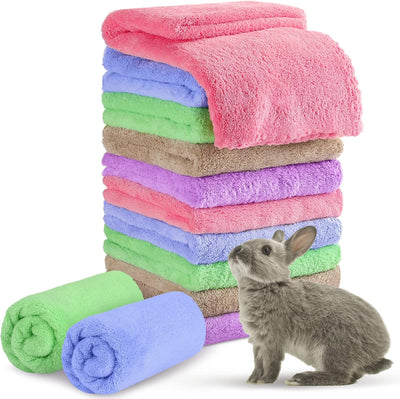 10 Stück Meerschweinchen Decken Fleece Haustier Decken Weiche Meerschweinchen Käfig Einlagen Haustie